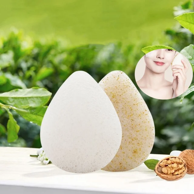 3PCS/Lot Natural Walnut Seeds Cleansing Exfoliator Puff Round