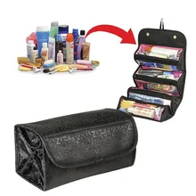  Make Up Bag Case Women Makeup Bag Hanging Toiletries Travel Kit Jewelry Organizer Fold Cosmetic Case Professional Ziplock Bag 