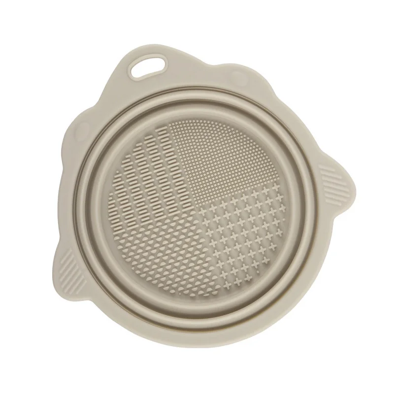 Silicone Makeup Brush Cleaning Bowl and Soft Scrubber Mat