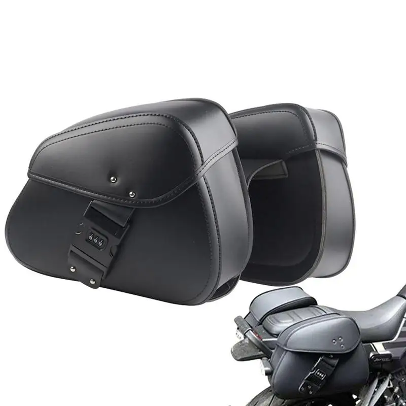 

Motorcycle Saddle Bags Large Capacity Motorbike Pannier Bag Waterproof Luggage Storage Pouch Universal Cycling Seat Pouches