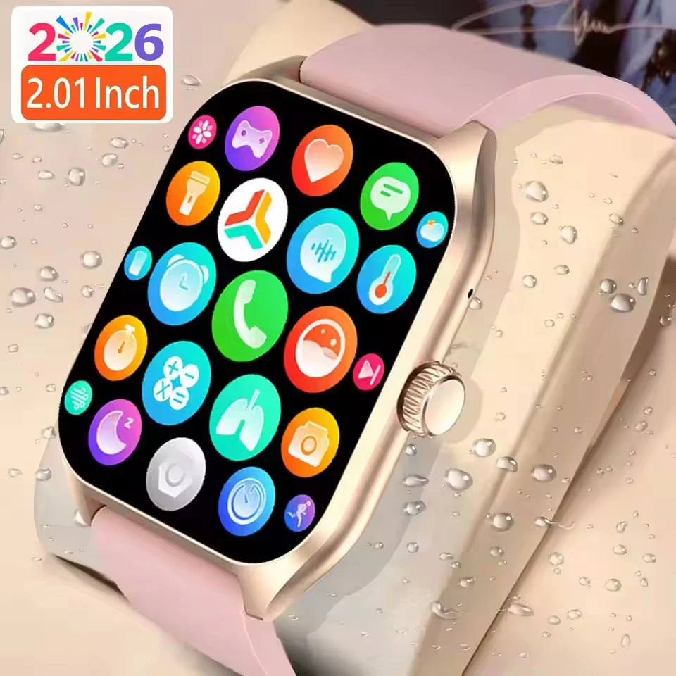 สมาร์ทนาฬิกาสุขภาพ 2.01 นิ้ว ตรวจออกซิเจนและความดัน
