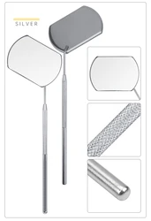 Stainless Steel Lash Extension Mirror (Silver)