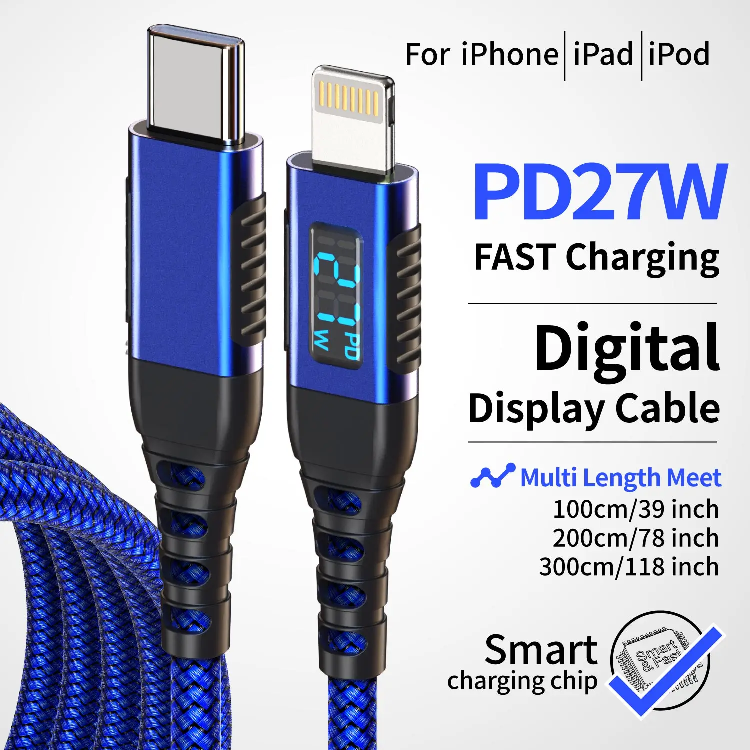 High-Speed USB C to Lightning Cable 6FT [MFi Certified] – Premium Fast Charging Cord