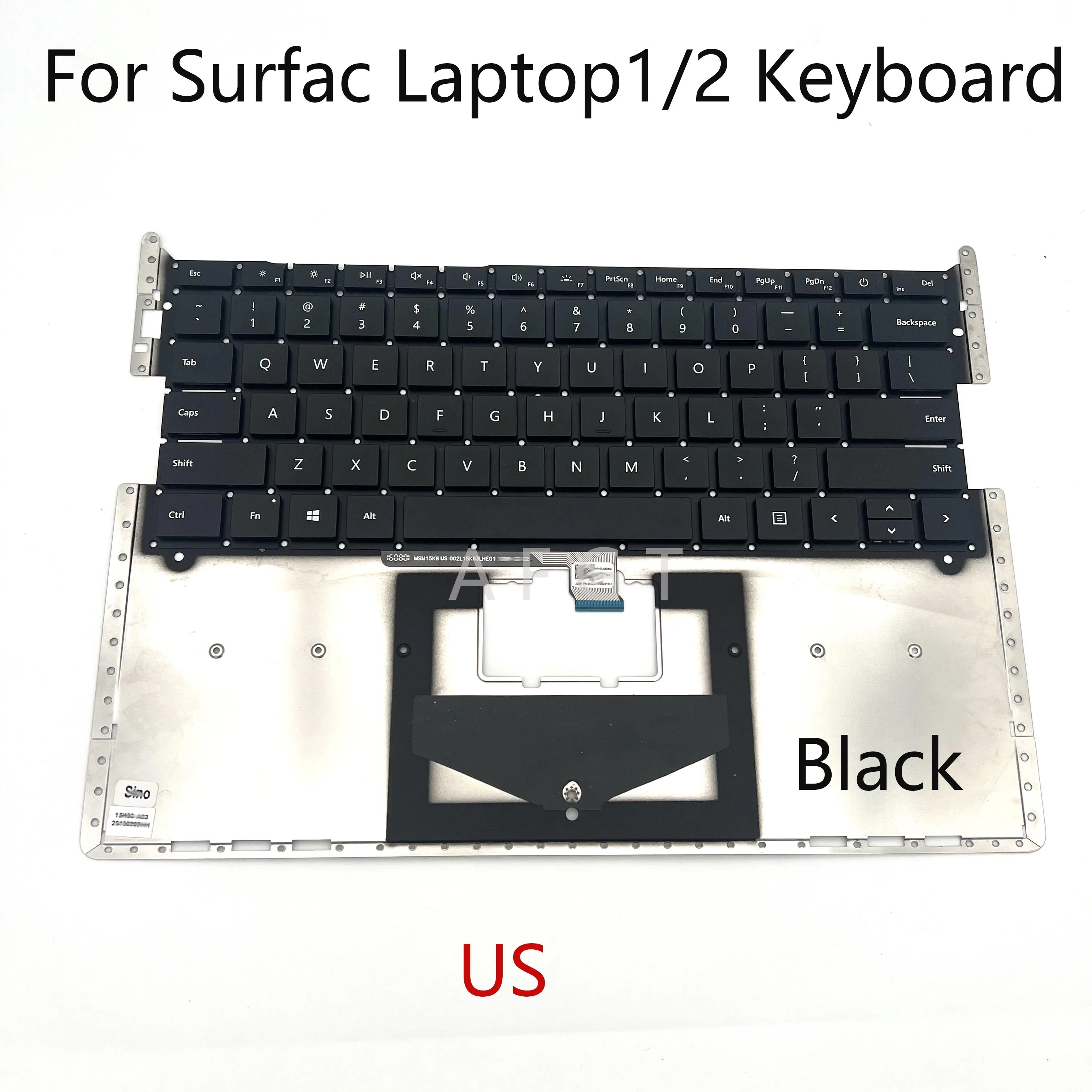 Original New Keyboard For Microsoft Surface laptop1/2 1769 1782 US UK DE SE BE 13.5In Keyboard Red Blue Black Grey Tested Well