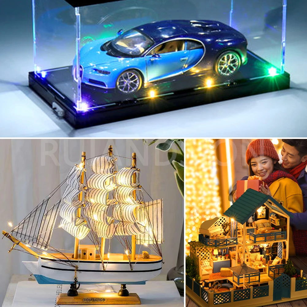 Ruiandsion MS4 Light LED Light Toy model Lamp Night lamp Camping Festive light 12V 24V White Warm White 100Lm