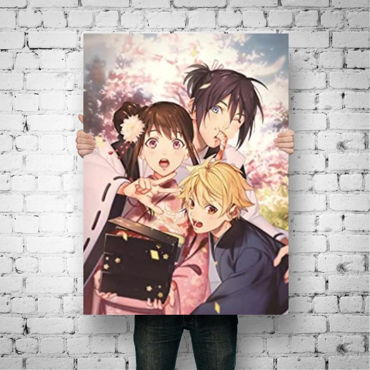 Japanese Art Yato God Noragami Anime Manga For Fans Wood Print by