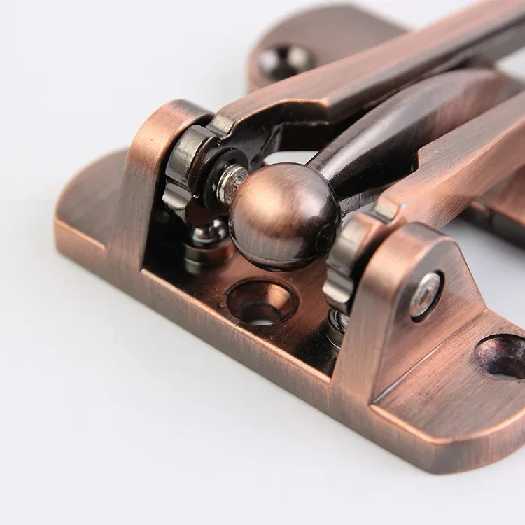 Door latch anti-theft buckle door buckle door bolt lock hasp anti-lock household thickening mute anti-rust