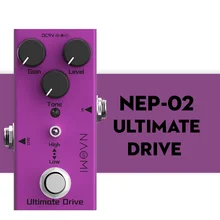 

Electric Guitar Effects Pedal DRIVE Mini Single DC 9V NEP-02 Aluminum Alloy Musical Instruments Parts Guitar Accessories