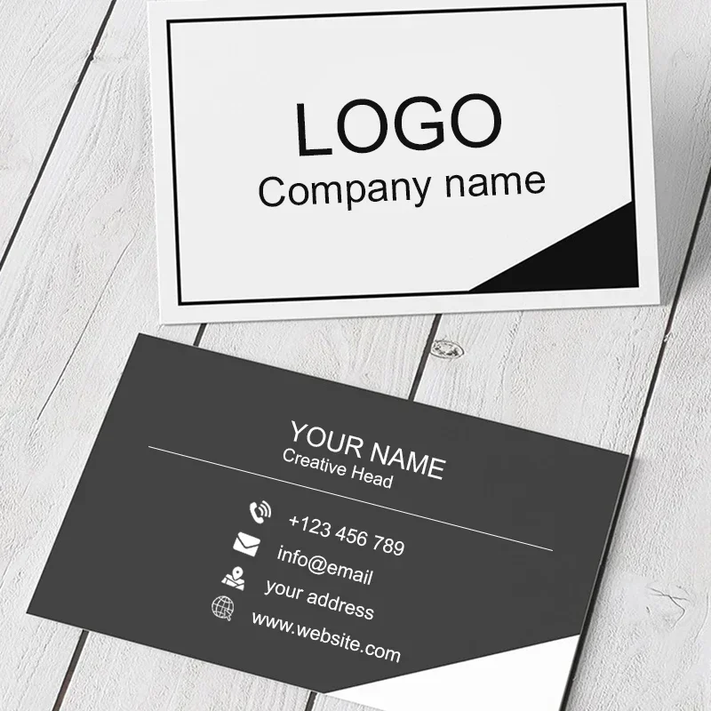 100PCS Full-color Double-sided Printing Business Card 300GMG Paper