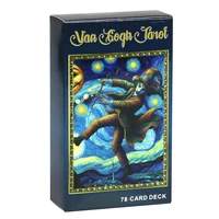 Van Gogh Tarot Cards For Family Party High Quality Fortune Telling Divination Tarot 78 Cards Deck 2