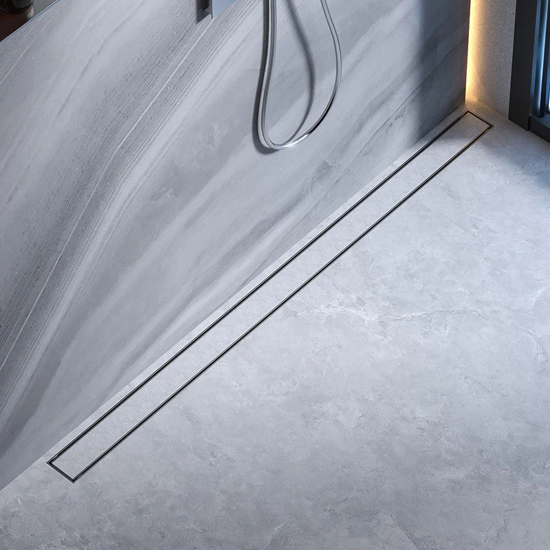 

Invisible Floor Drain 304 Stainless Steel Bathroom Floor Drain 20-120CM Square Waste Filter Drainage Anti-odor Shower Drain