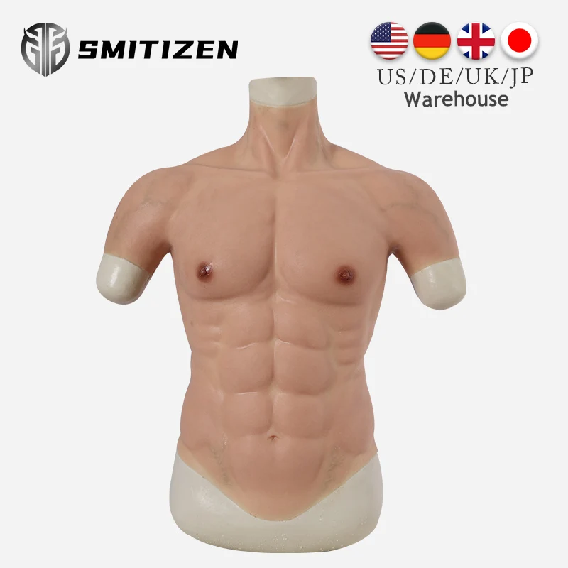 

Roanyer Realistic Muscle Suit for Man Cosplay Male to Female Fake Bodysuit Men’s Flase Silicone Muscles Macho Body