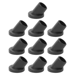 Non - Slip Rubber Floor Protector Cap for Furniture and Walking Sticks (22mm black diagonal)