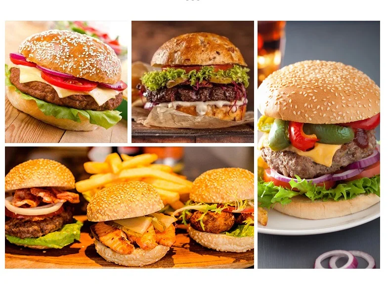 Commercial Chain Table Top Vertical Burger Toaster Machine Buns Sandwich Maker For Restaurant