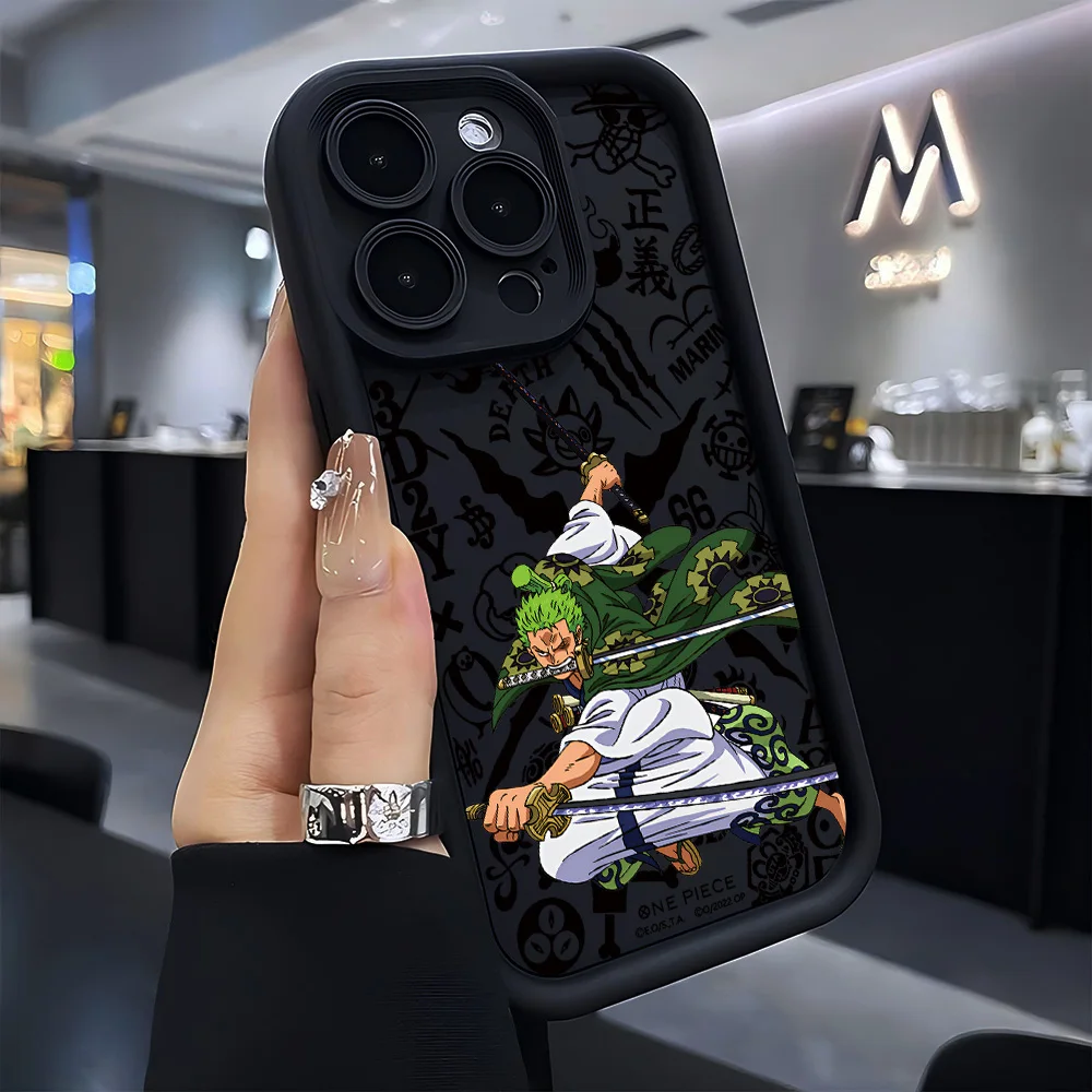 Anime Ones Pieces Soft Back Phone Case Cover
