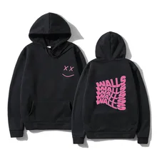 

Women's Hoodie Walls Merch Louis Tomlinson Smiley Face Hoodie Harajuku Woman Streetwear Hip Hop Hoody Sweat Femme Tops Clothing