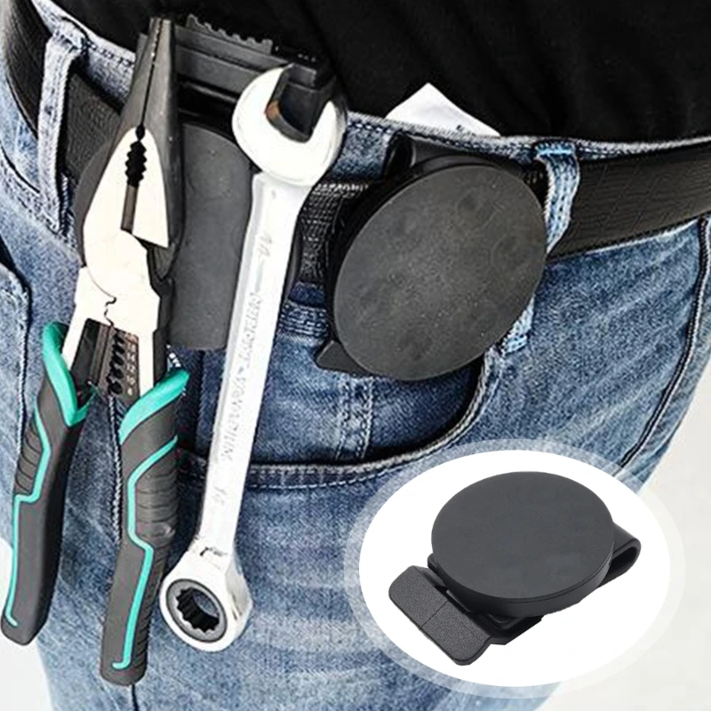 Belt Magnetic Clips Magnetic Tool Holder Black Magnet Belt Organizers for Screws Nails Screwdrivers Wrench Metal Tool 2