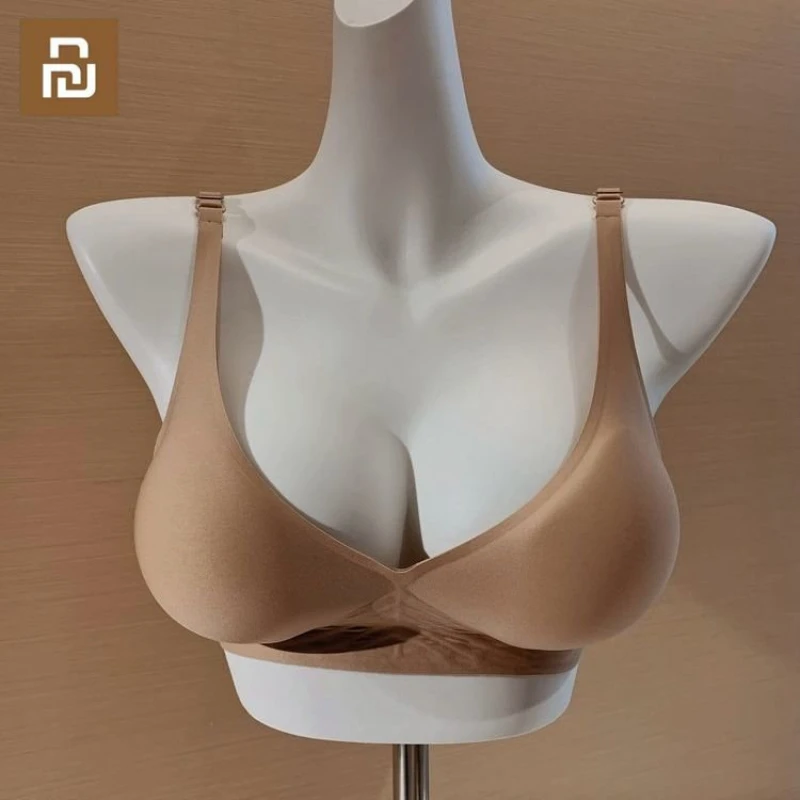 Breast Expansion Bra Shows Waist Thin Underwear Bra Women No Steel Ring  Thickening Gather Shows Large Breasts Support Chest