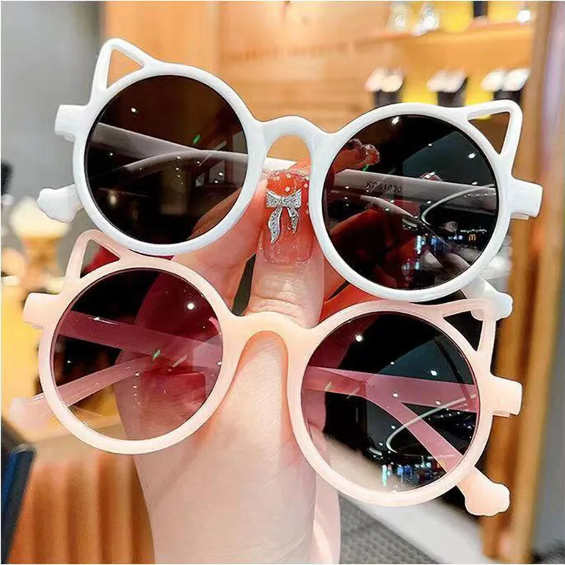Children's Sunglasses Fashion Cat Ears Sunglasses Children's Glasses