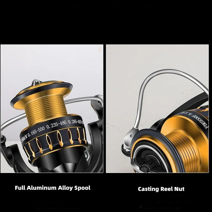 Spinning Fishing Reels Mavllos KUAFU Saltwater Jigging Reel Anti-corrosion Design Ratio 5.7:1 Drag Power 20kg Metal
