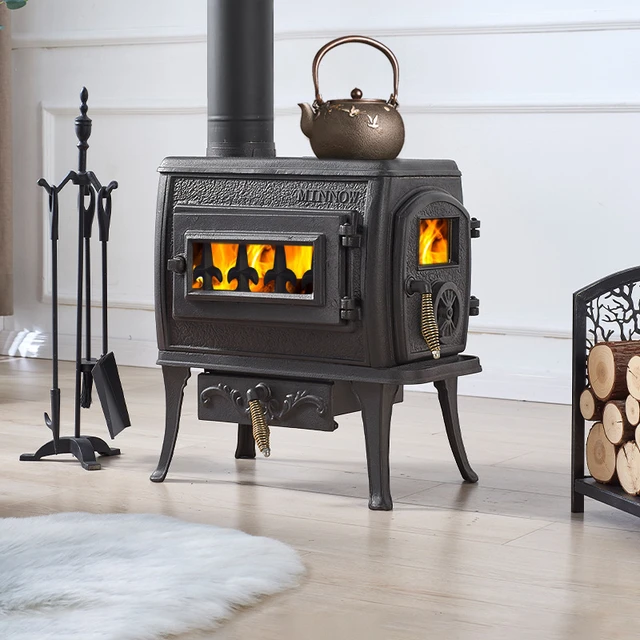 Fireplace Real Fire Firewood Household Wood Burning Fireplace Cast Iron  Wood Burning Stove Stove Home Heater - Cookware Parts - AliExpress
