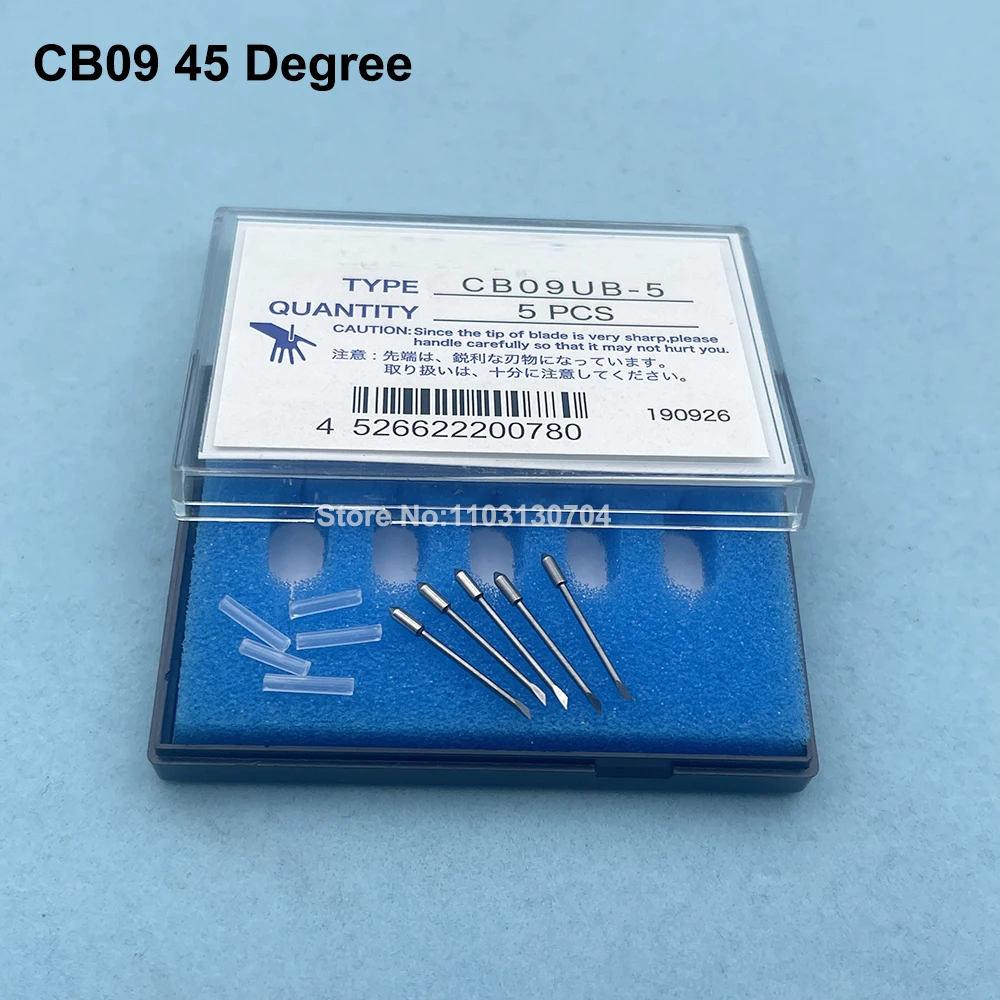 オフィス用品 GRAPHTEC CB09UB-5 グラフテック Φ0.9用カッター刃 スプリング無し CB09UB-5 1