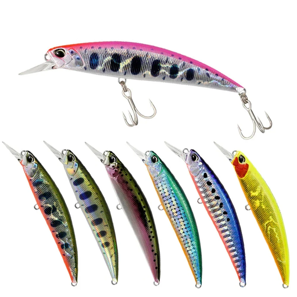 Fishing Lure Minnow Spearheadd Ryuki 95S Wobbler 9.5cm 15g for Trolling Bass Long Sinking Jerkbait