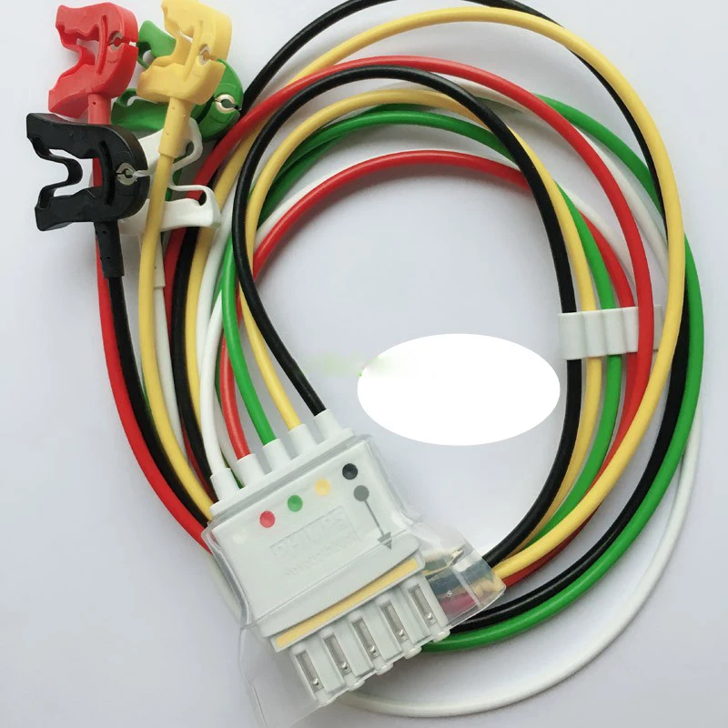 

Leadwire Set 5-Leads, Latex-Free For TRX4851A M4841A Transceiver from IntelliVue Telemetry System M2601B 989803152061 Original