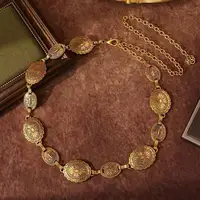 The New Retro  Waist Chain Bohemian Belt Cinched Waist Chain With Dress Body Chain