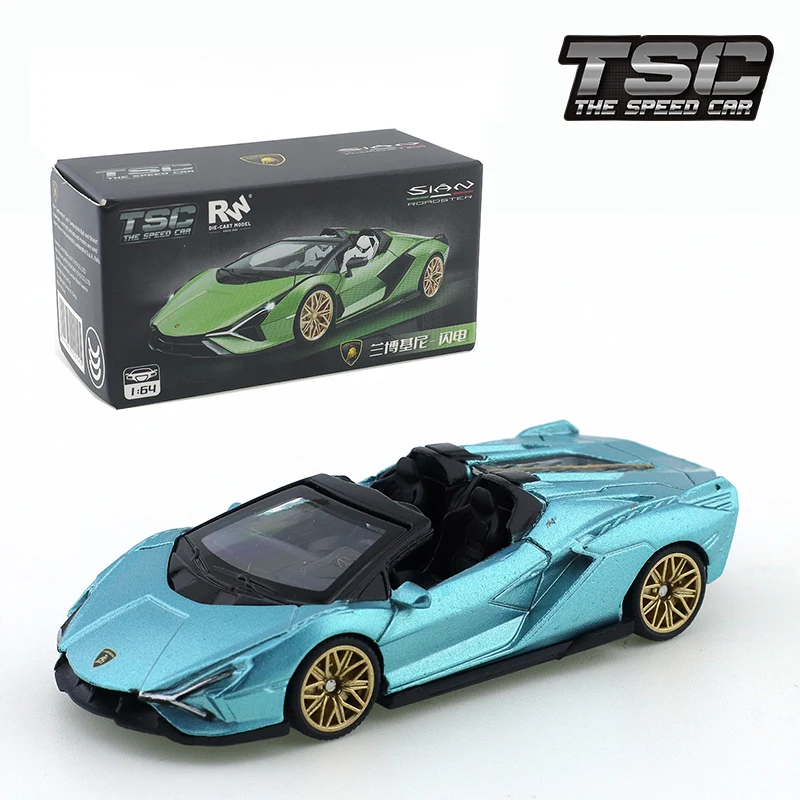 TSC 1/64  Aston Martin Valkyrie Diecast Automotive Model The Lamborghini Lightning Ornaments Cas Toys Gift Decorations 5