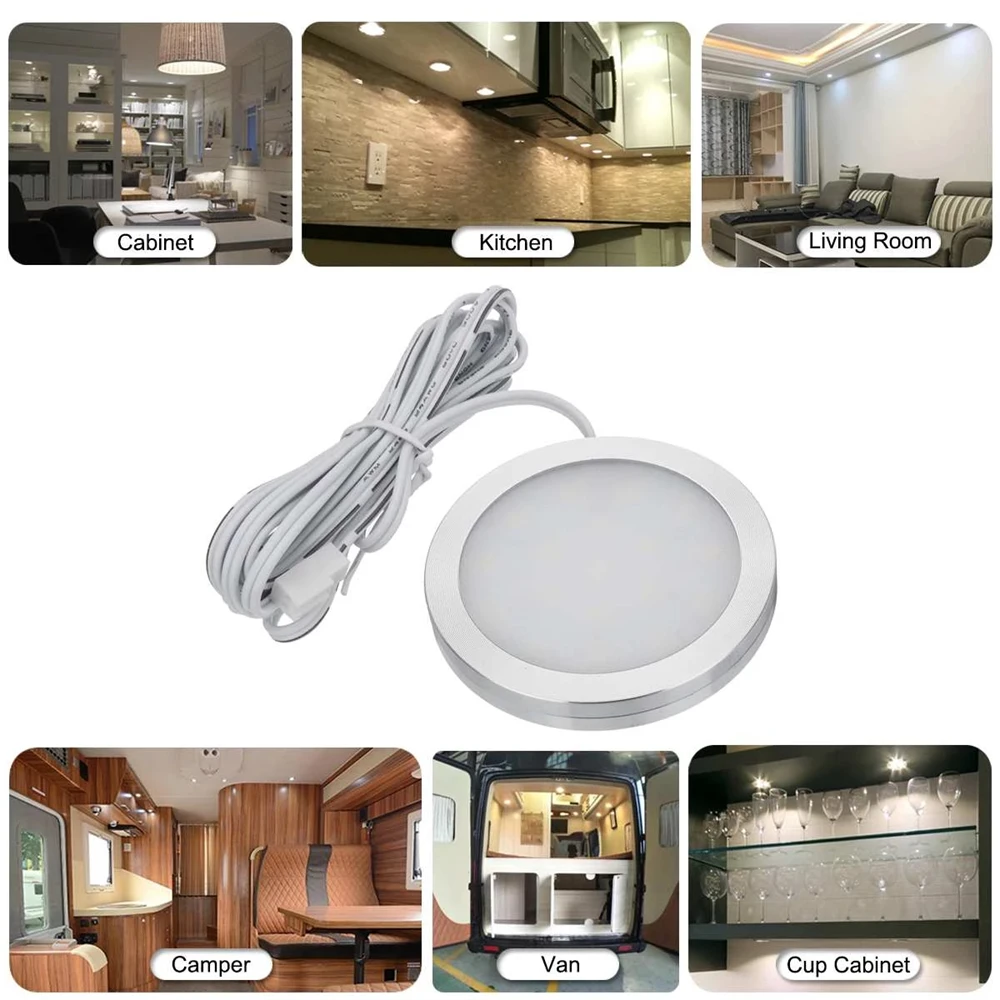4PCS Camper Accessories RV Ceiling Lights Caravan Interior Reading Lamp Roof Light for Motorhome RV Caravan Boat rv lamp