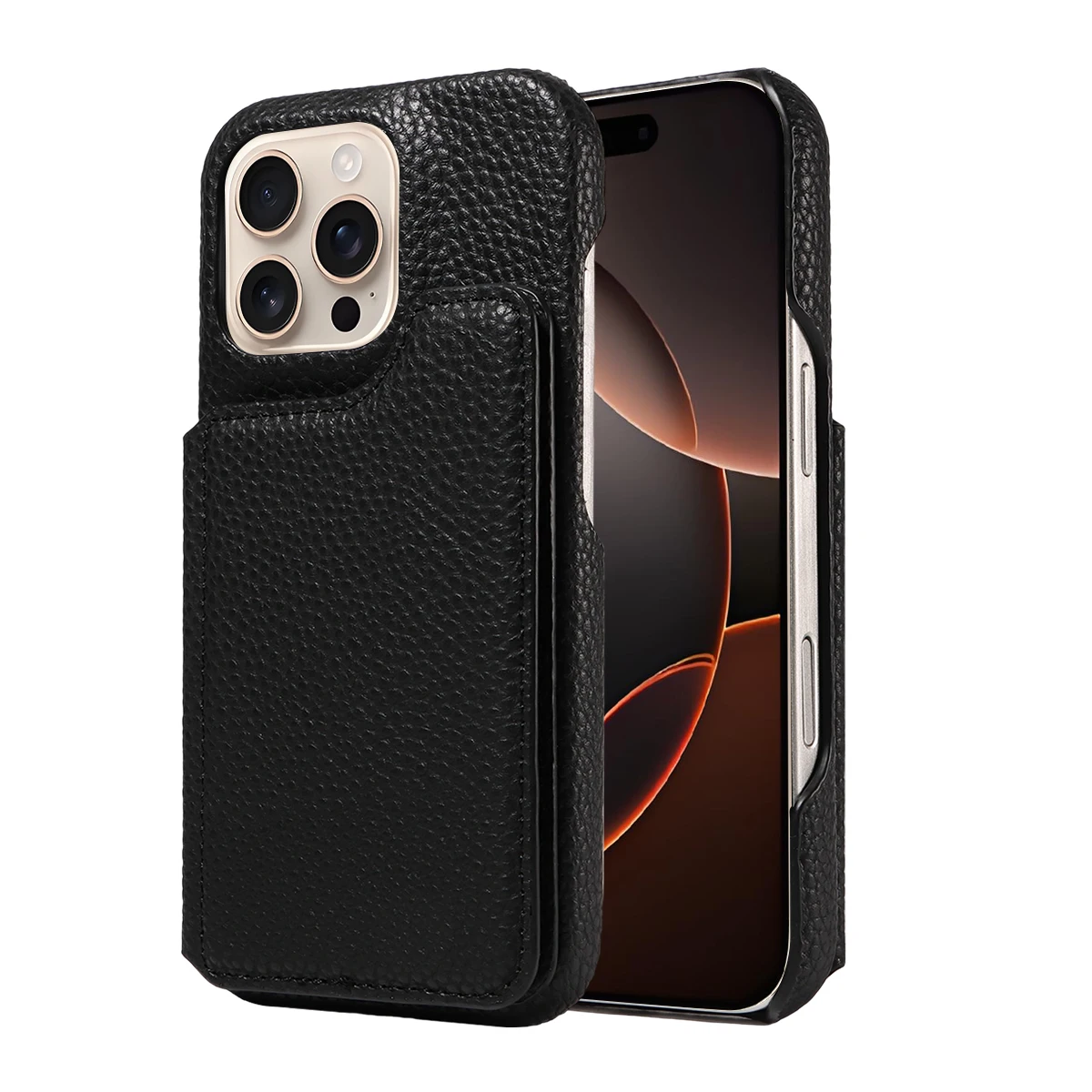 Stylish Multifunctional PU Leather Phone Case with Card Slots and Stand