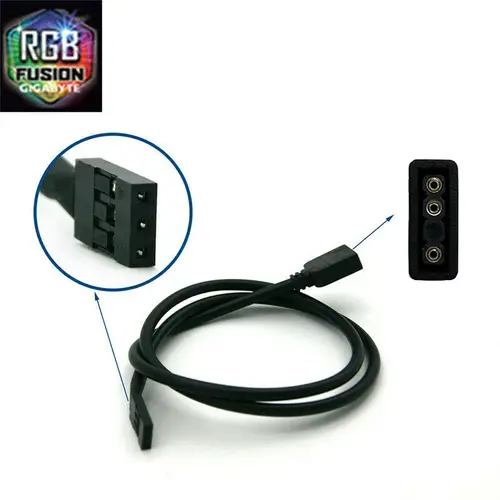 Addressable Rainbow PC Digital WS2812b LED Strip Light for 5V 3pin ARGB Header PC Case Asus Aura Sync RGBIC Fusion MSI Mystic - Image 14