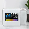 Smart Alarm Clock with Night Backlight Digital LED Projector Adjustable Projection Angle for Home Living Room Bedroom 5