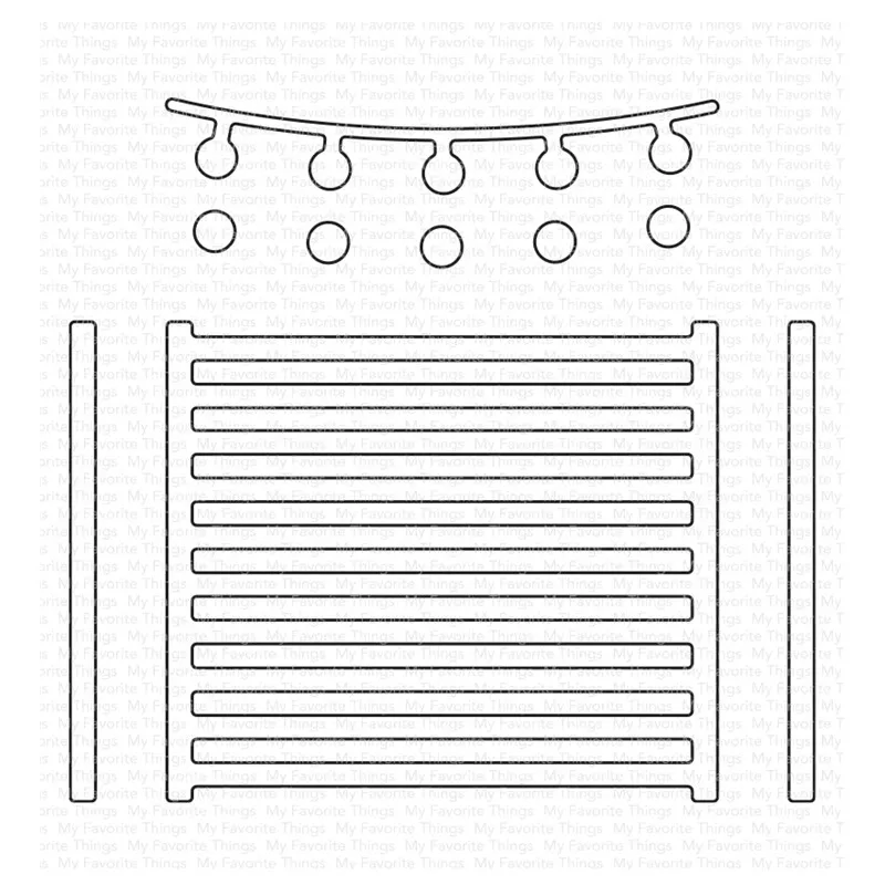 

Privacy Fence Cutting Dies Scrapbooking for May 2023 New Paper Making Frames Card Set no Clear Stamps