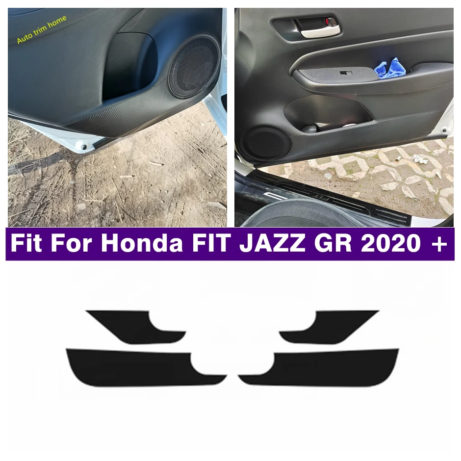 Accessories Car Door Protection Film Carbon Fiber Look Antikick Pads Carstyling Stickers Fit