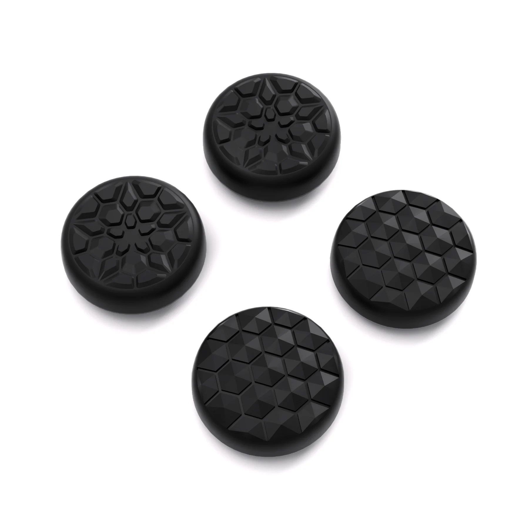 Playvital Silicone Thumb Grip Caps Per Steam Deck Lcd, Thumbsticks Grips Per Steam Deck Oled - Diamond Grain & Crack Bomb Design