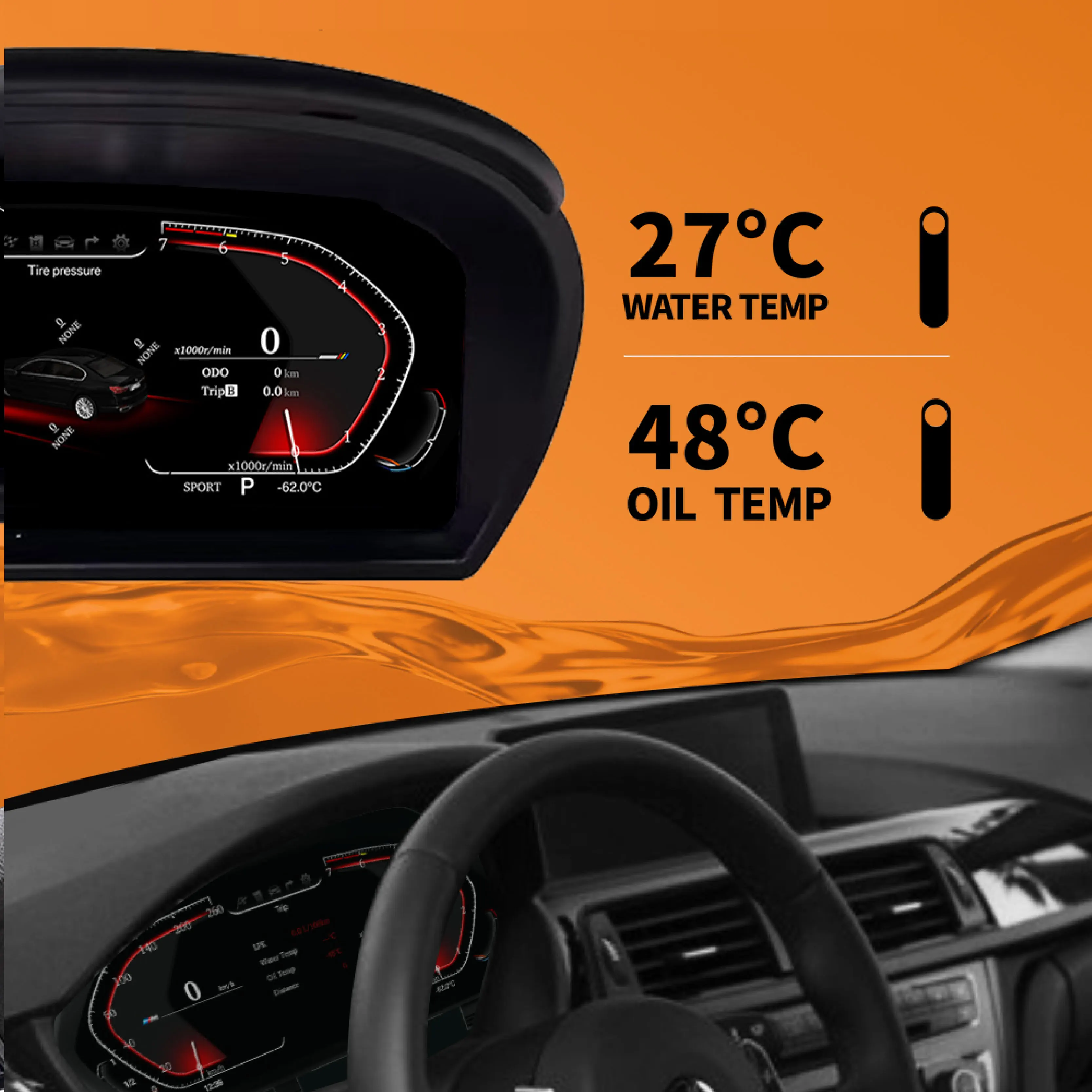 BMW LCD デジタルメータ ◇BMW LCDデジタルメーター◇ Amazon.co.jp: XUENAV 車用