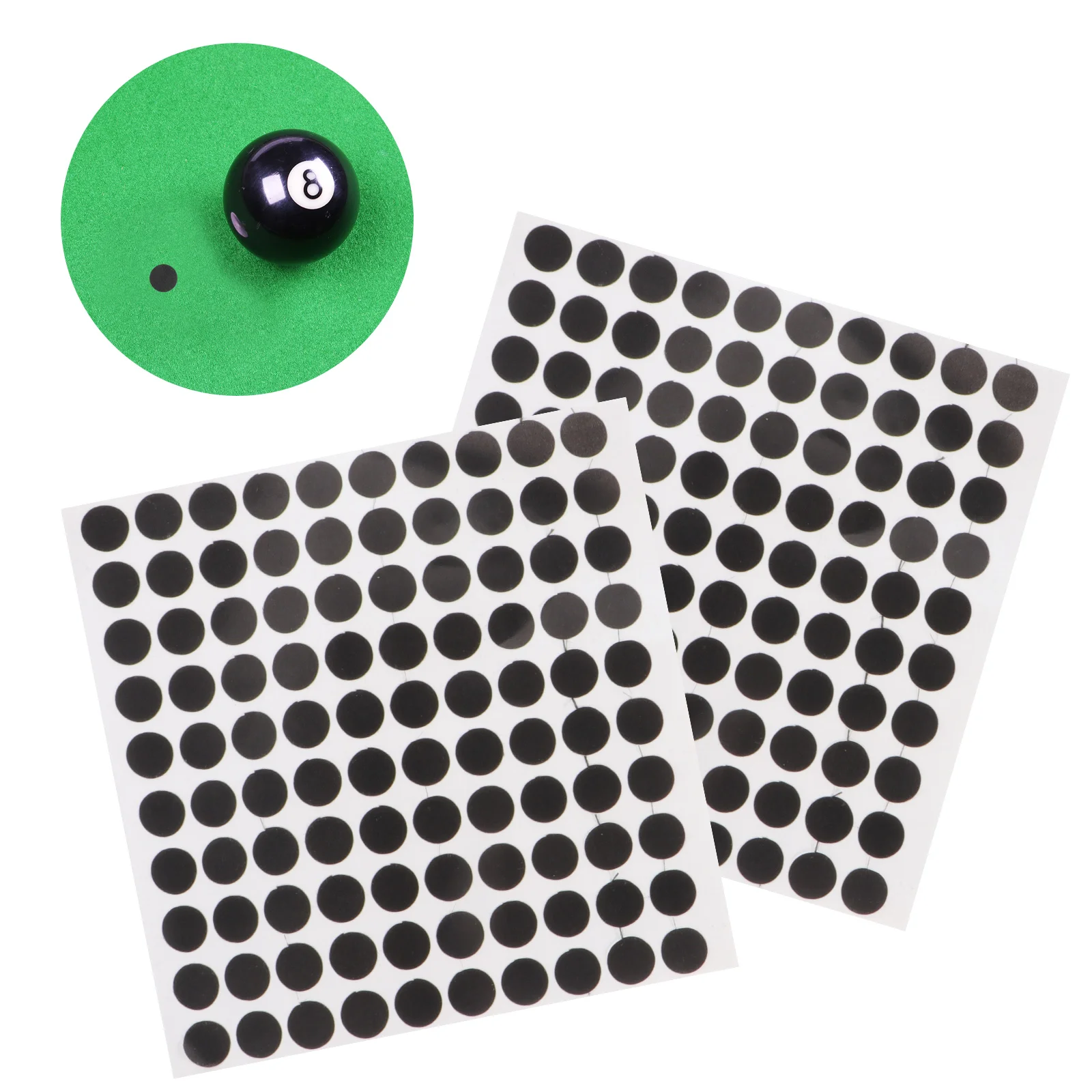 

Pool Table Marker Dots Billiard Black Spot Stickers Snooker Tennis Position