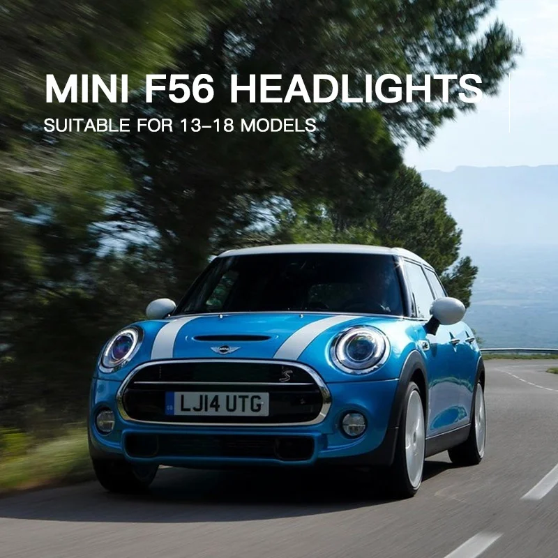 

Для Mini F56 2013 -2018 автомобильные аксессуары комплект фар Светодиодные фары лампа сигнал ДХО Plug And Play