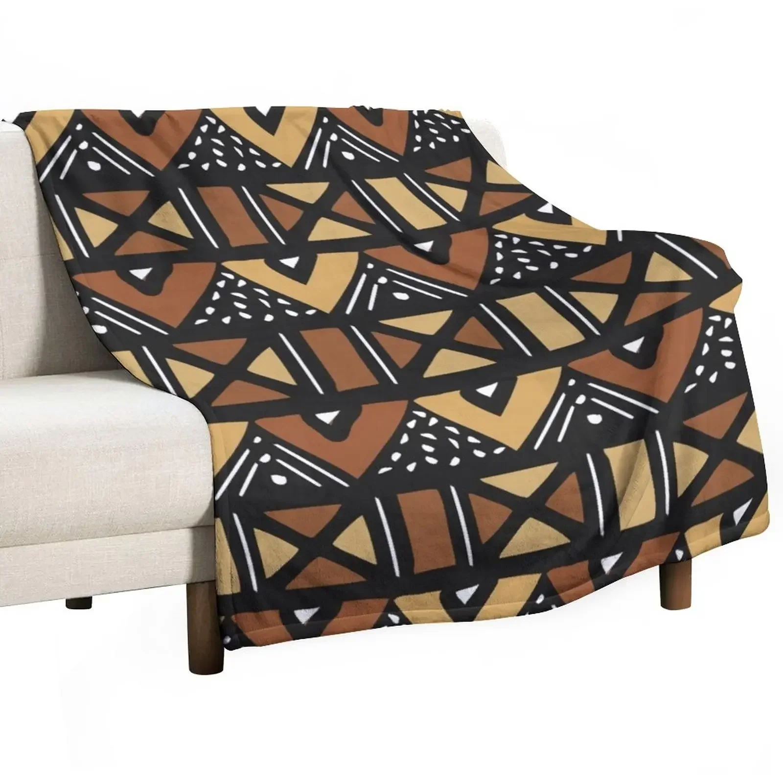 

Mud cloth Mali Throw Blanket Fashion Sofas Soft Blankets