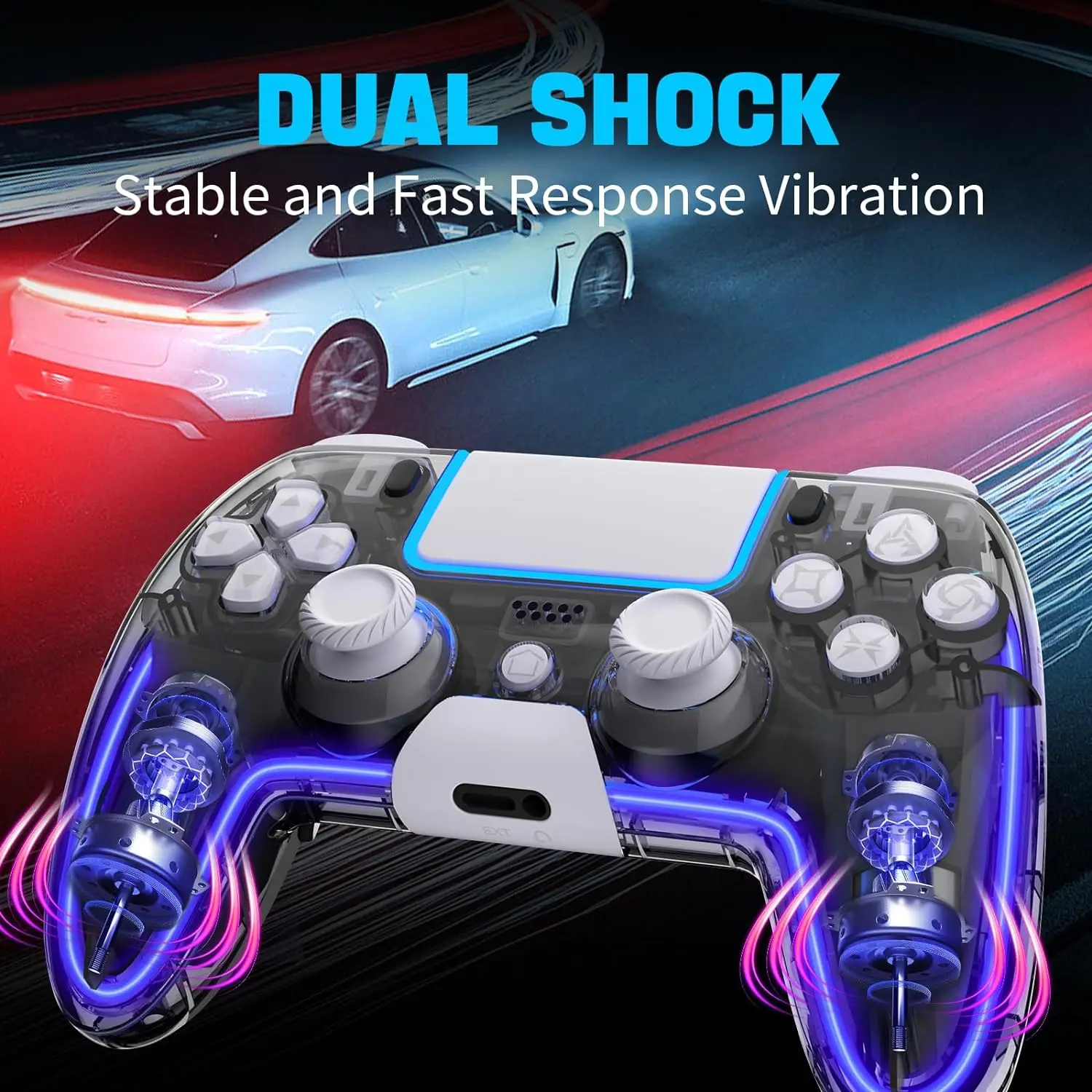 Saitake PS4  Ʈѷ,  PS4 , Ȧ 3D ̽ƽ, ÷̼̽ 4  RGB   Ʈѷ