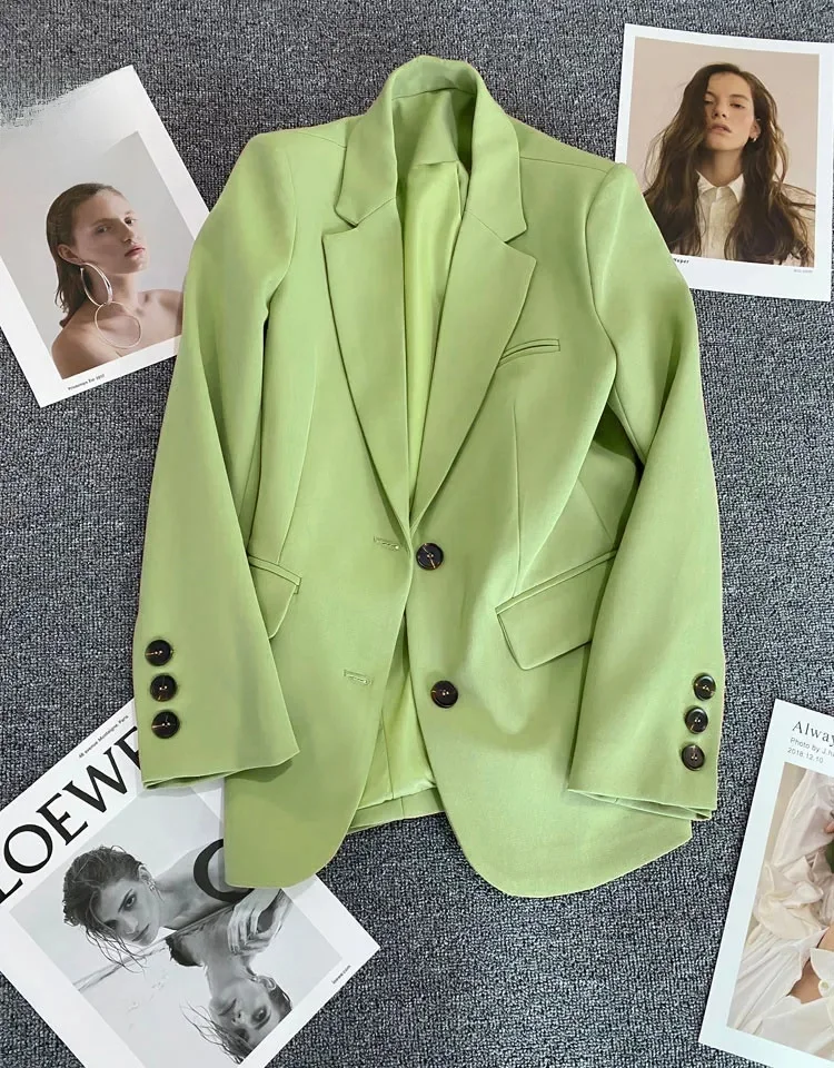 One-piece coat Candy Green