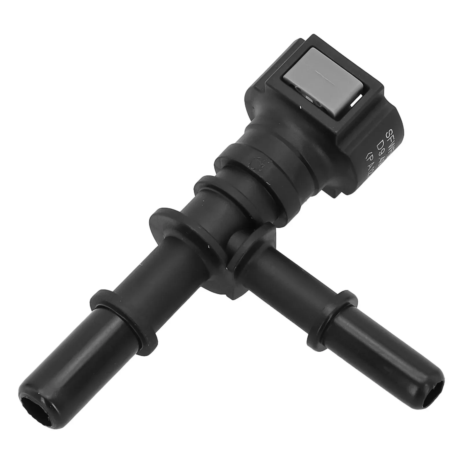 9.49 Tee Connector Car Fuel Hose Quick Plug Connector Quick Release Hose Fitting Nylon Oil Line Pipe Adapter Good Sealing Perfor fuel line coupler