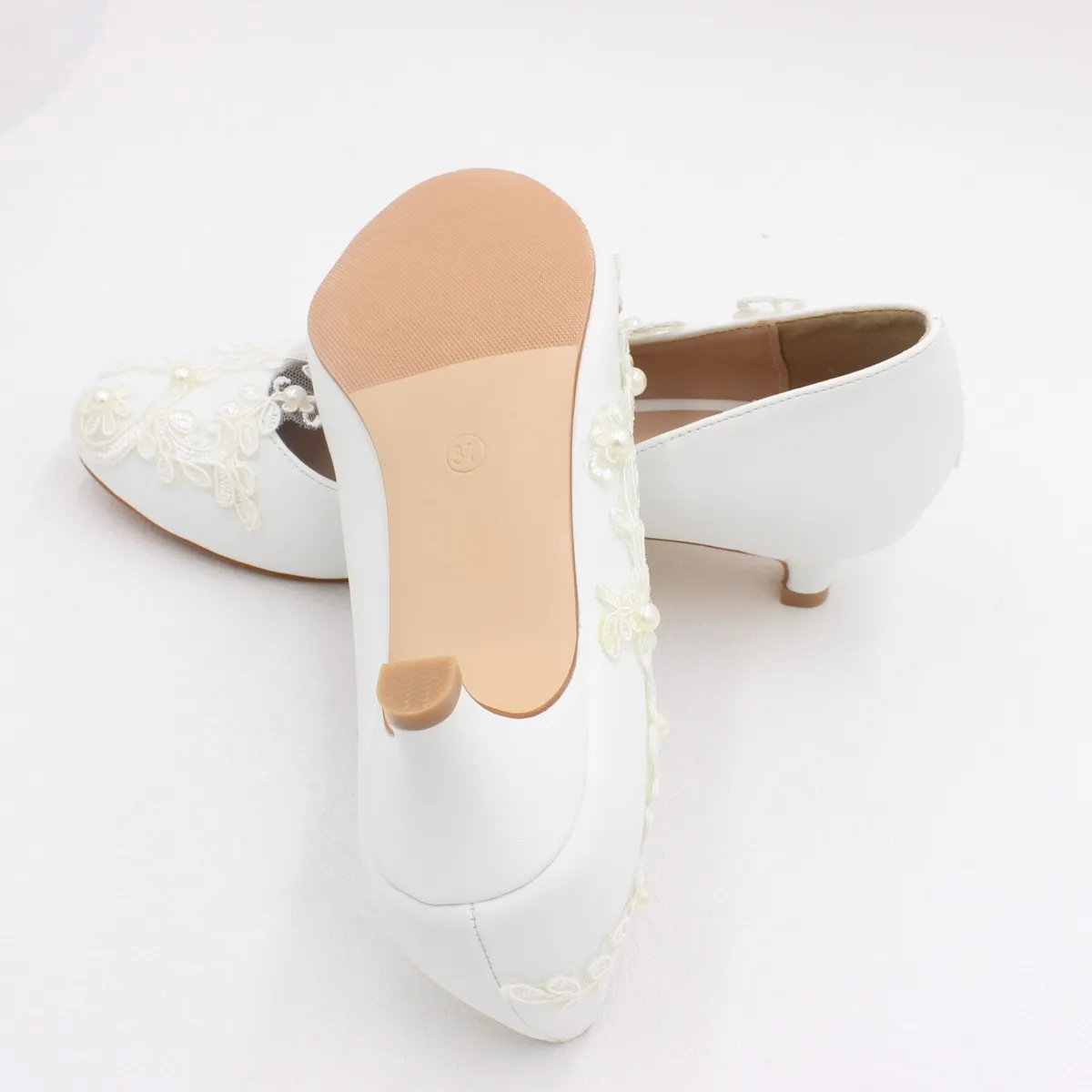 Low Heel Bridal Wedge Shoes Fizzy Goblet Heel Good Fizzy Goblet