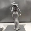 Chinese bronze bronze statue of a hand-carved witch witch statue 4