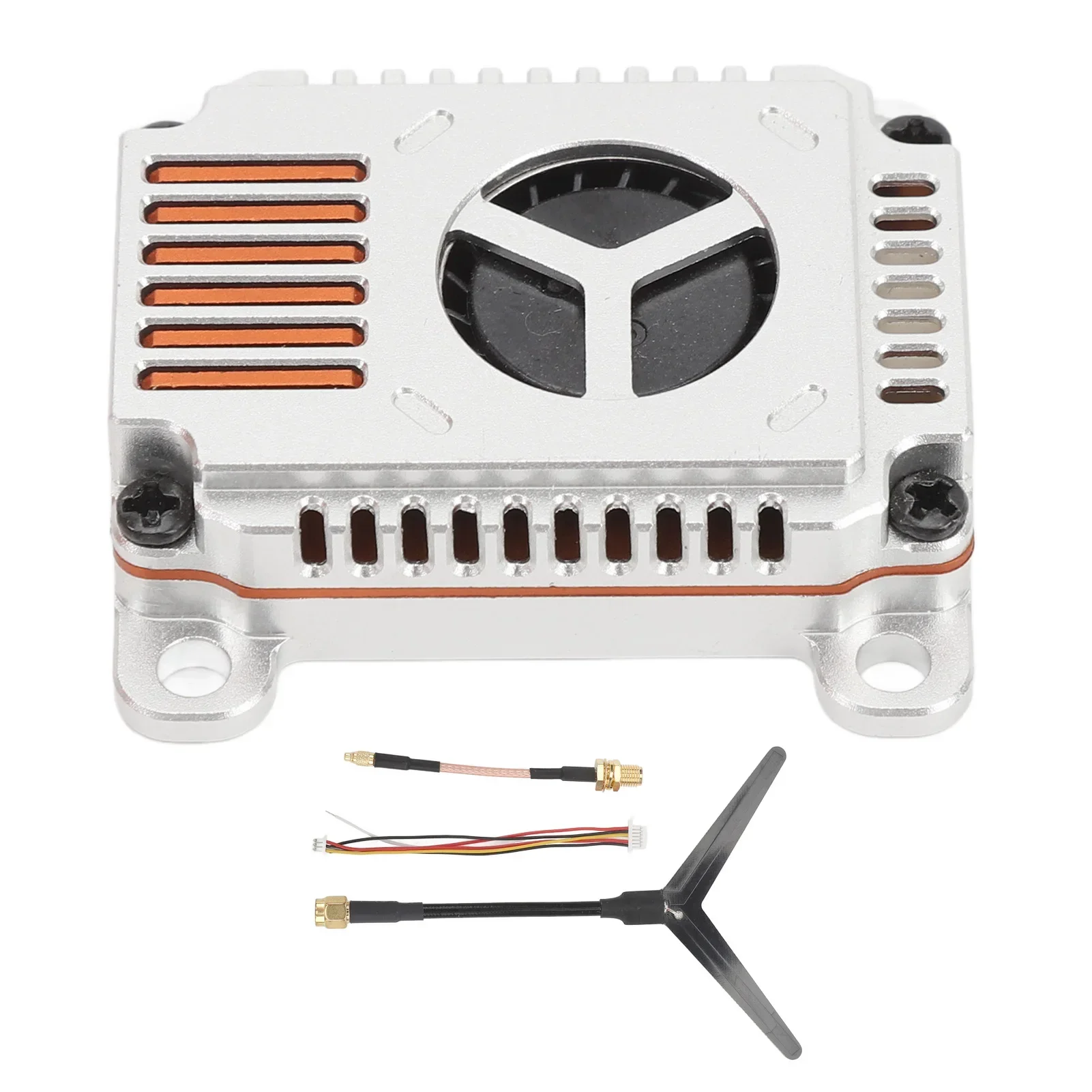 Détail des ports d'entrée du module émetteur vidéo 1,2 GHz 2W FPV VTX pour drone RC