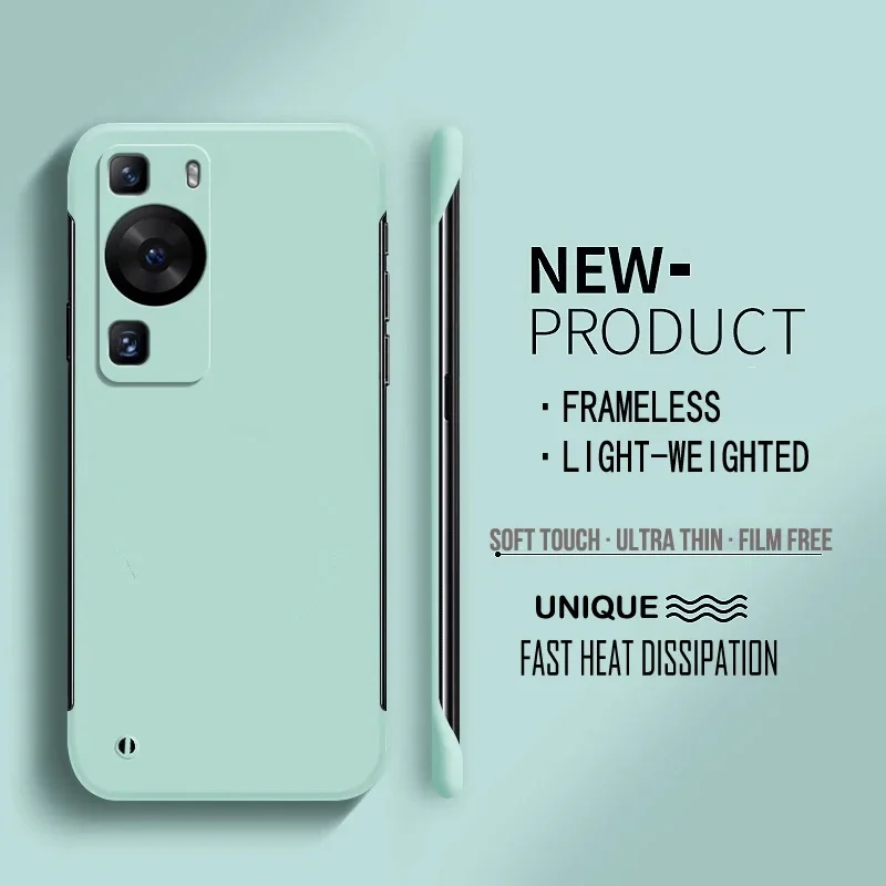 Frameless Matte Hard PC Phone Case and Protective Bumper Cover