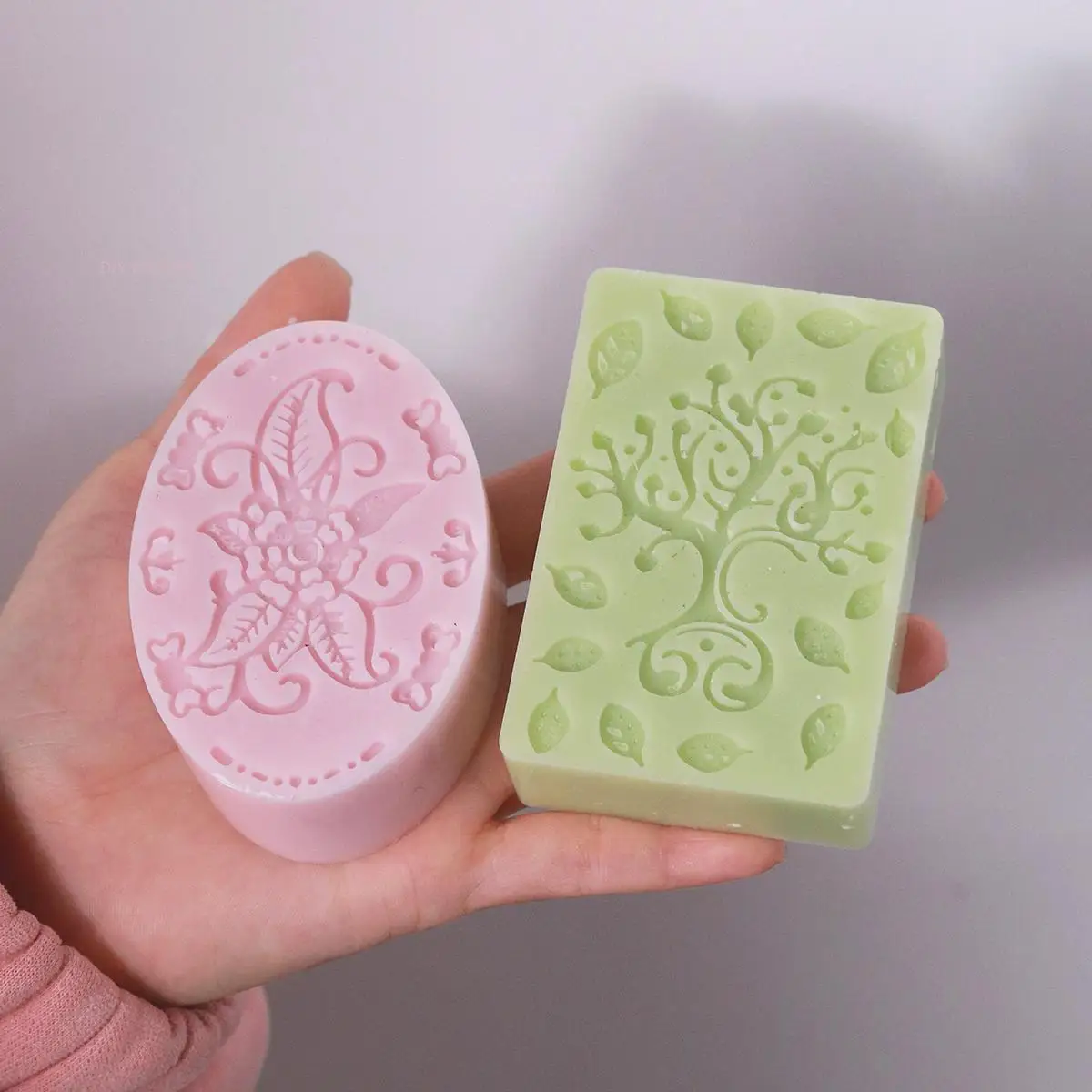 DIY Epoxy Resin Soap Mould Western Region Ethnic Pattern Soap Silicone Mould Handmade Scented Candle Biscuit Cake Baking Tools
