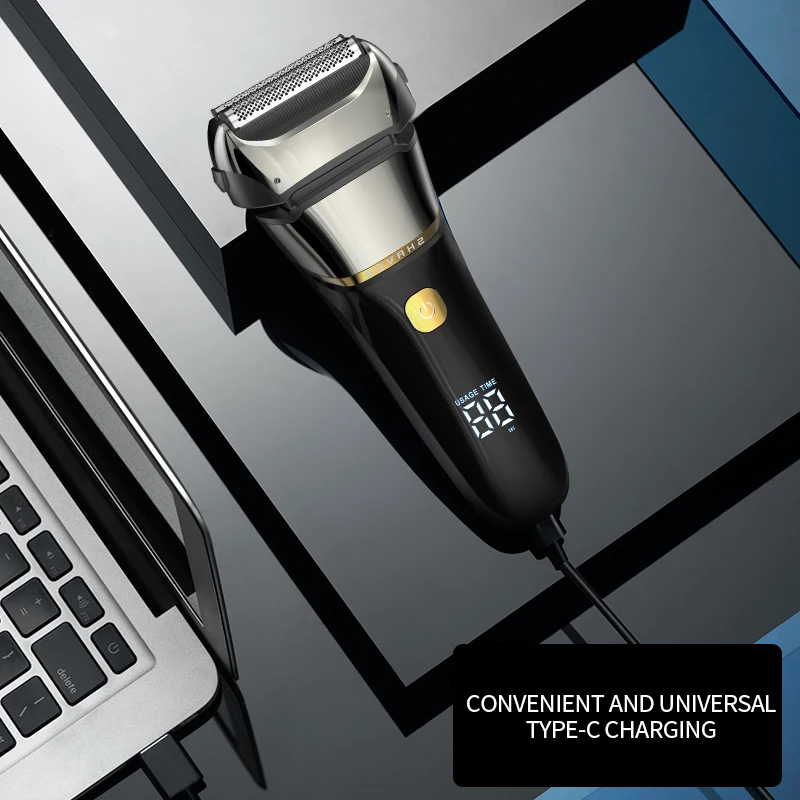 Electric Shaver For Men Wet Dry Facial Electric Razor Beard Foil Shaving Machine Men Grooming Set Rechargeable Powerful electric shaver